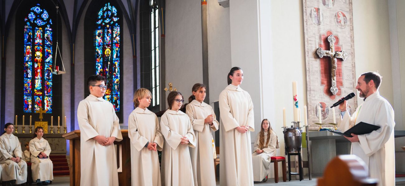 5 neue Ministranten