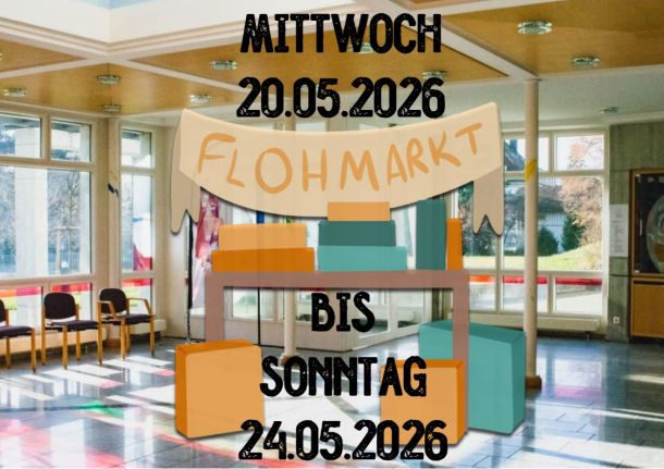 Flohmarkt mit altem Mobiliar