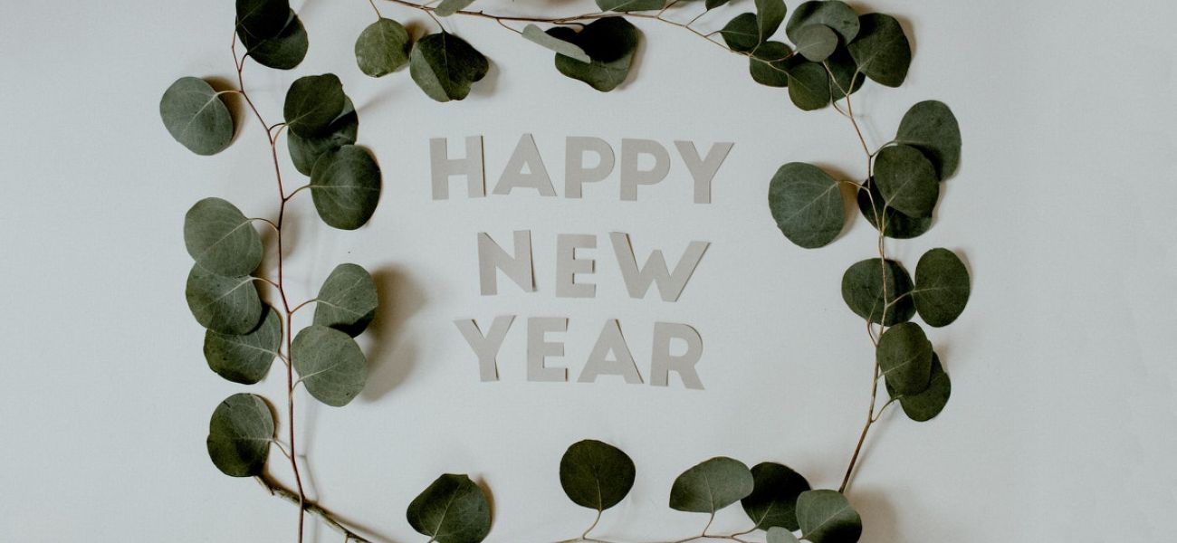 Neujahrsgruss und Farbliche Einheit
