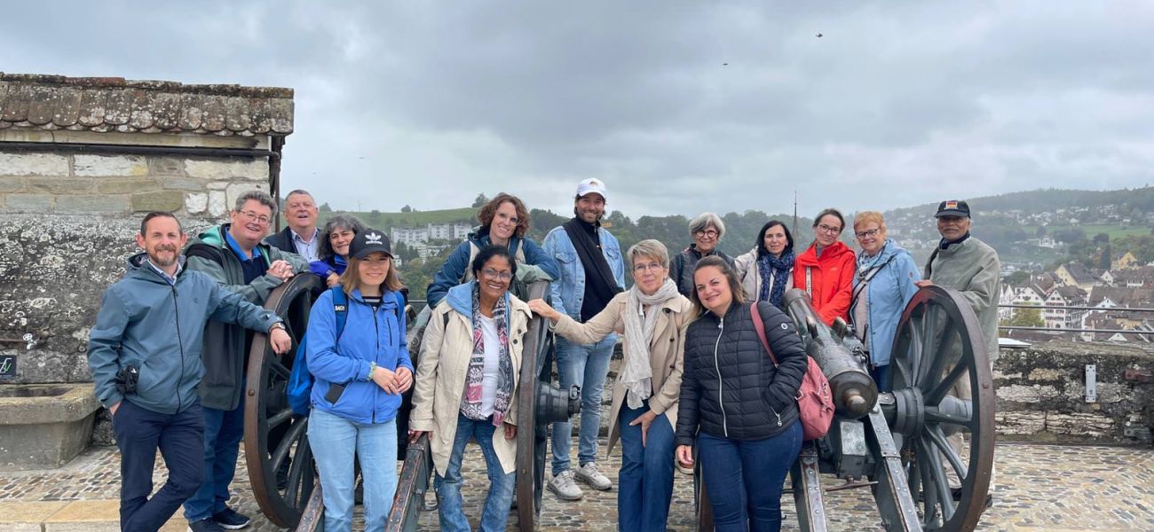 Das Pfarreiteam unterwegs.