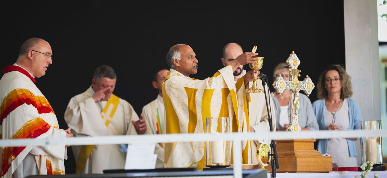 Fronleichnamsgottesdienst im Jakob-Züllig-Park