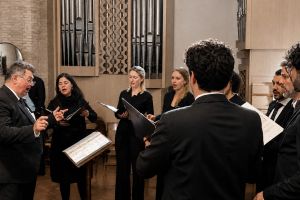 Das Vocalensemble Thurgau bei der Vereidigung der Schweizergarde in Rom