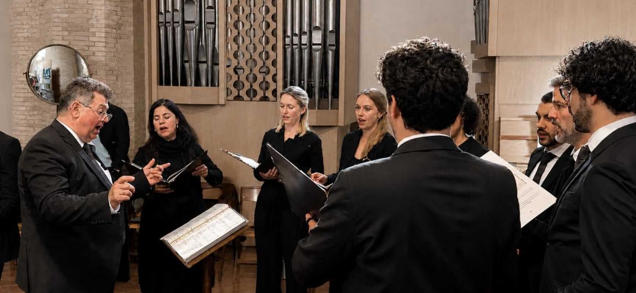 Das Vocalensemble Thurgau bei der Vereidigung der Schweizergarde in Rom