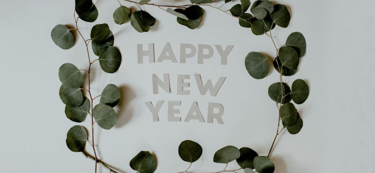 Neujahrsgruss und Farbliche Einheit