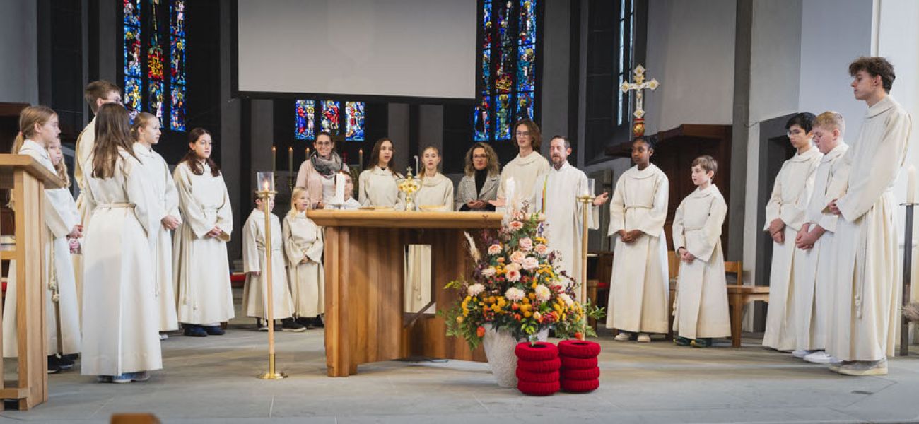 Voller Einsatz der Ministranten