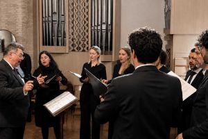 Das Vocalensemble Thurgau bei der Vereidigung der Schweizergarde in Rom