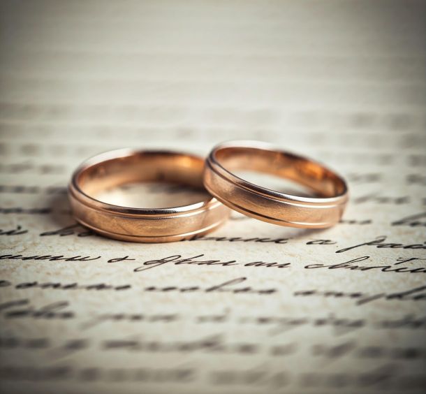 Einladung zum Festgottesdienst zur Goldenen Hochzeit