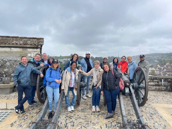 Das Pfarreiteam unterwegs.